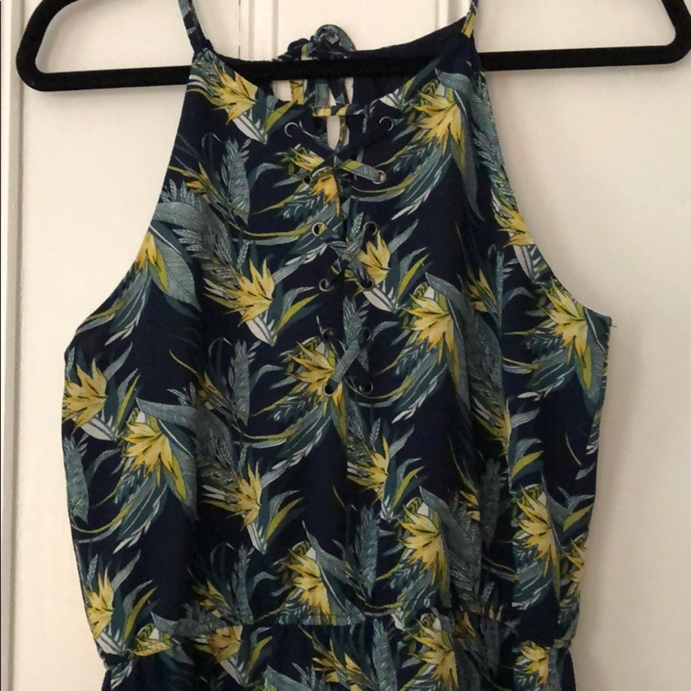 Floral print romper - Picture 2 of 4